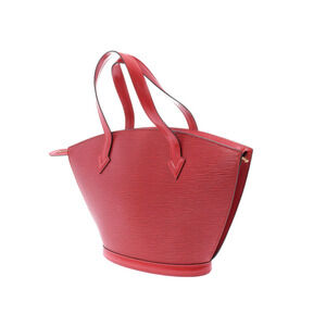Louis Vuitton Saint Epi Red Jacques Handbag Leather